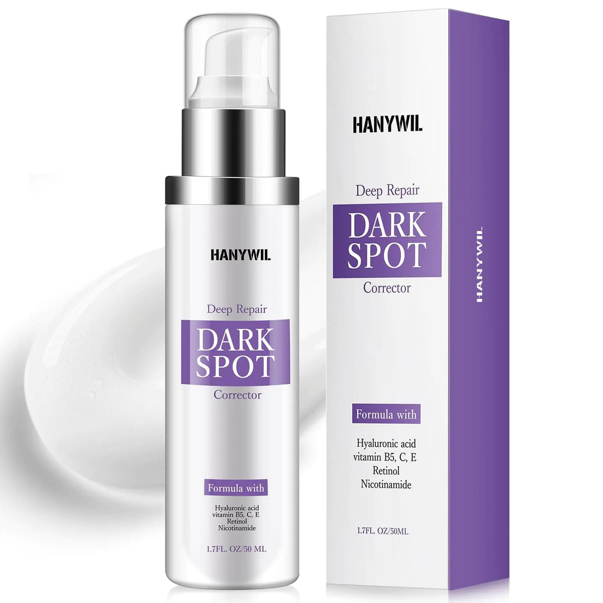 Dark Spot Remover for Face and Body, Dark Spot Corrector Cream, Skin Brown Spot Remover, Skin Care Face Cream, Sun Spot Remover, Age Spot Corrector, Rapid Tone Repair Retinol (1.7 Fl Oz)