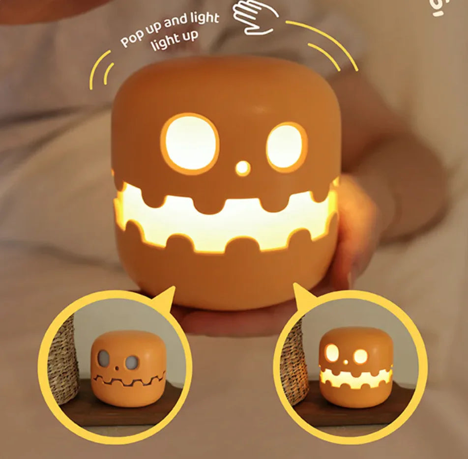 Pumpkin Lamp - Halloween Ambience Light & Funny Decoration